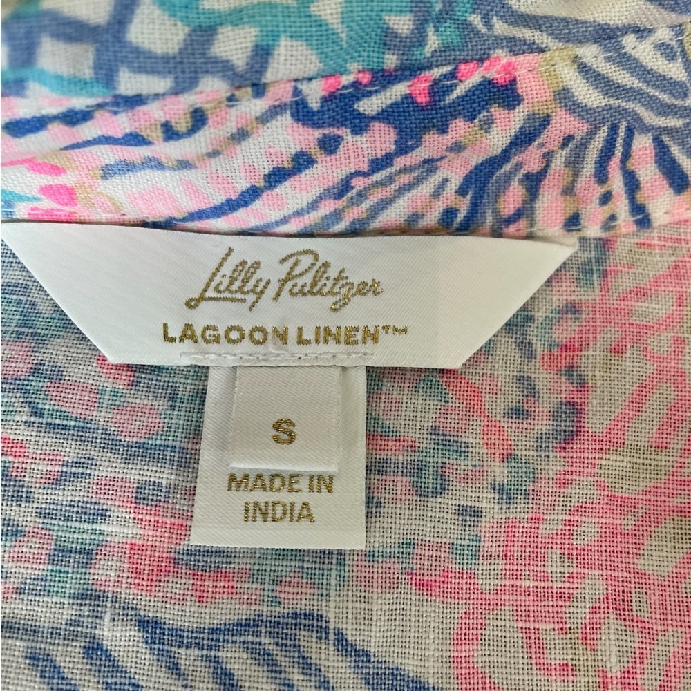 Lilly Pulitzer Shaela Button-up Dress, “Roar of the Seas” Print, Size small - Picture 10 of 16